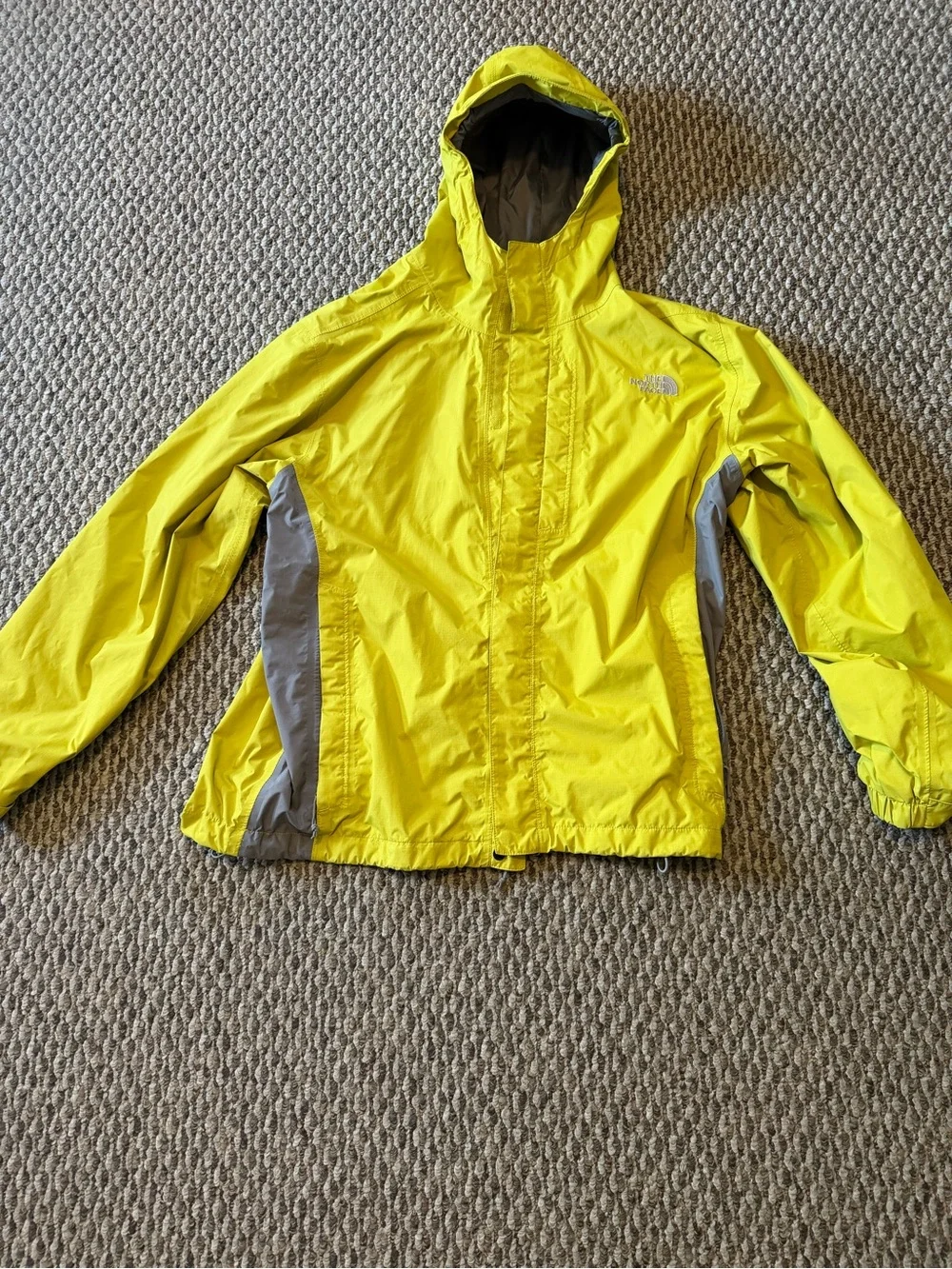 The North Face Men's Lime Green Raincoat